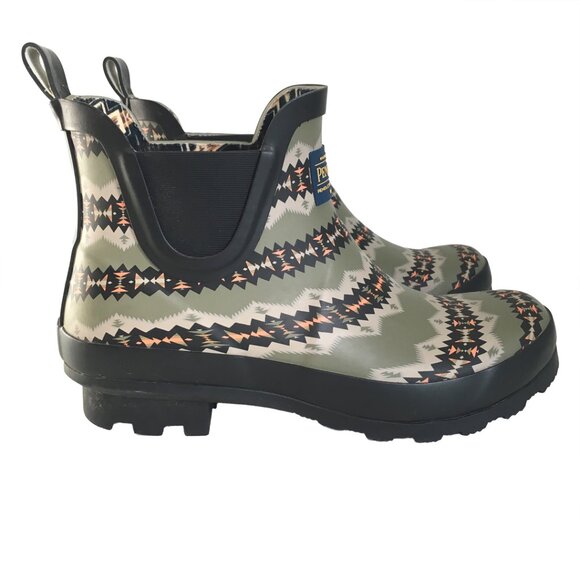 Pendleton classic sonora chelsea rain boot Aztec Southwest women's size 7 - Picture 6 of 9
